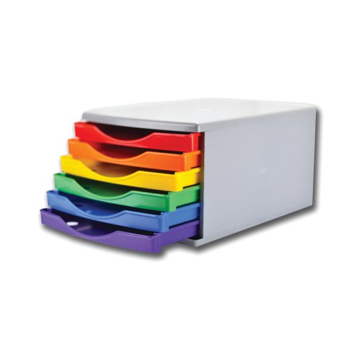 5 Star 6 Drawer Tower 6x30mm 180mm Rainbow FS677826