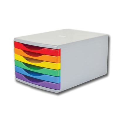 5 Star 6 Drawer Tower 6x30mm 180mm Rainbow FS677826