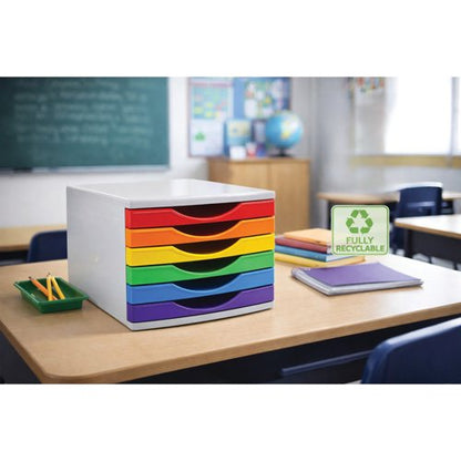 5 Star 6 Drawer Tower 6x30mm 180mm Rainbow FS677826