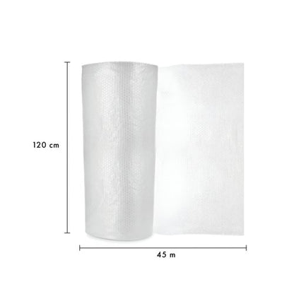 5 Star Bubble Wrap Roll Large Bubble 1200mmx45m Clear FS678811