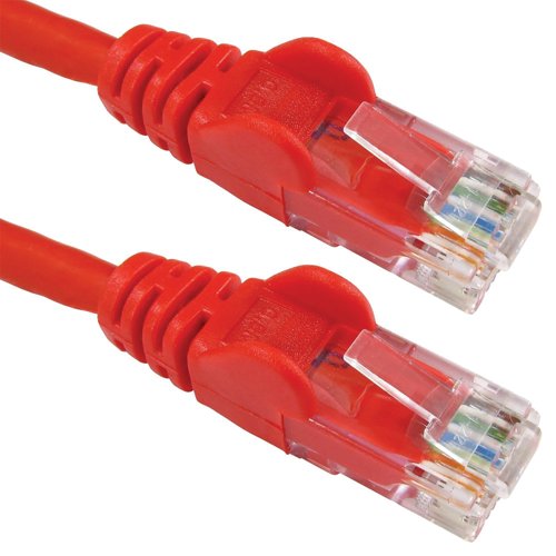 5 Star Cat6 LSOH Patch Cable Moulded 5m Red FS686914