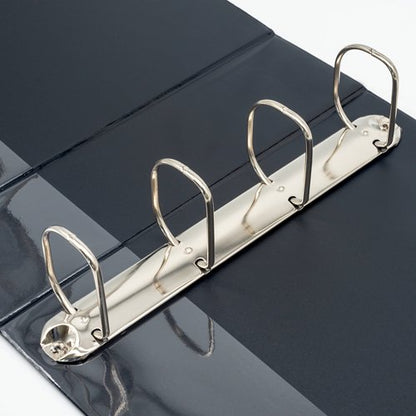 5 Star 4D-Ring Presentation Ring Binder A4 Polypropylene 65mm Black (Pack of 10) 933104