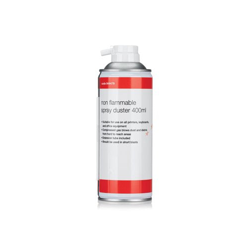 5 Star Air Duster Compressed Gas Non Flammable Red/White 400ml 944479