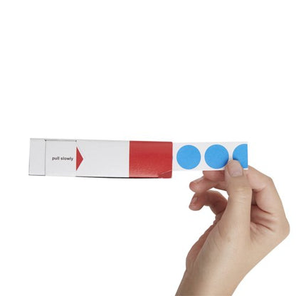 Blick Labels in Dispensers Round 19mm Blue (Pack of 1280) RS011453