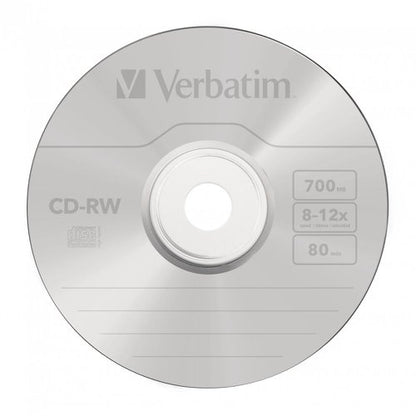 Verbatim CD-RW 8-12x Hi-Speed 700MB (Pack of 10) VM31480
