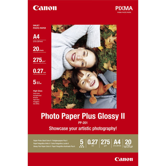 Canon PP-201 Glossy Photo Paper A4 20 Sheets - 2311B019