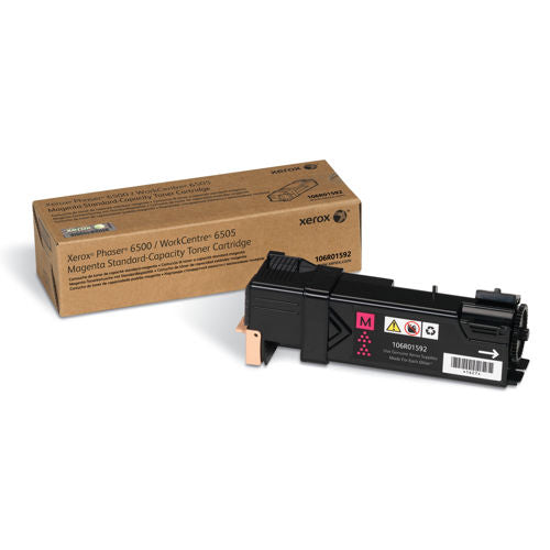 Xerox Magenta Standard Capacity Toner Cartridge 1k pages for 6500 6505 - 106R01592