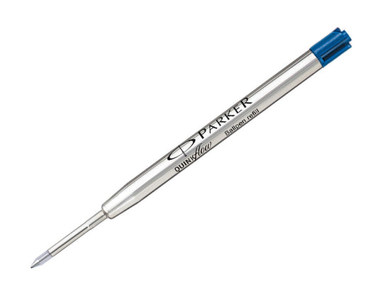 Parker Quink Ballpoint Pen Refill Medium Blue Blister (Pack of 1) S0909580