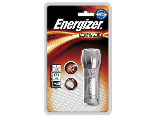 Energizer Small Metal 6 White LED Torch