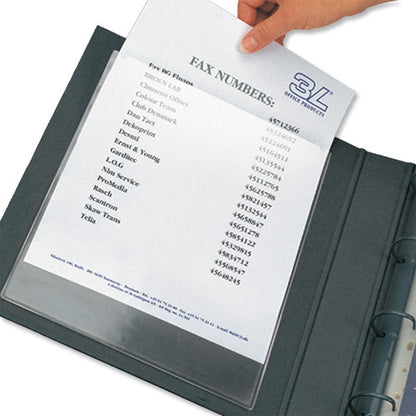 3L A5 Clear Filing Pockets Self Adhesive Pack 10's