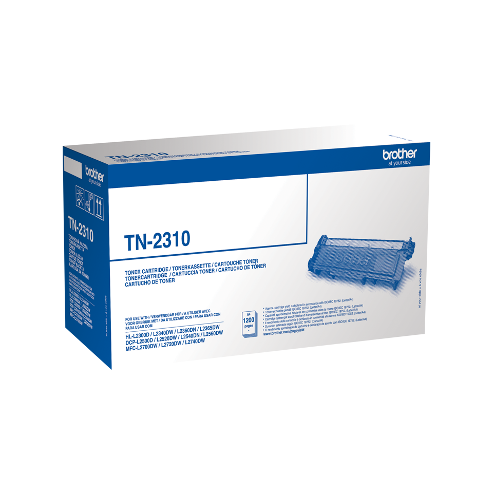 Brother Black Toner Cartridge 1.2k pages - TN2310