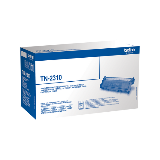 Brother Black Toner Cartridge 1.2k pages - TN2310