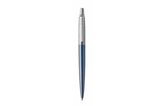 Parker Jotter Ballpoint Pen Waterloo Blue/Chrome Barrel Blue Ink Gift Box - 1953191
