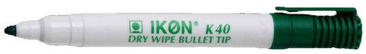 ValueX Whiteboard Marker Bullet Tip 2mm Line Green (Pack 10) - K40-04