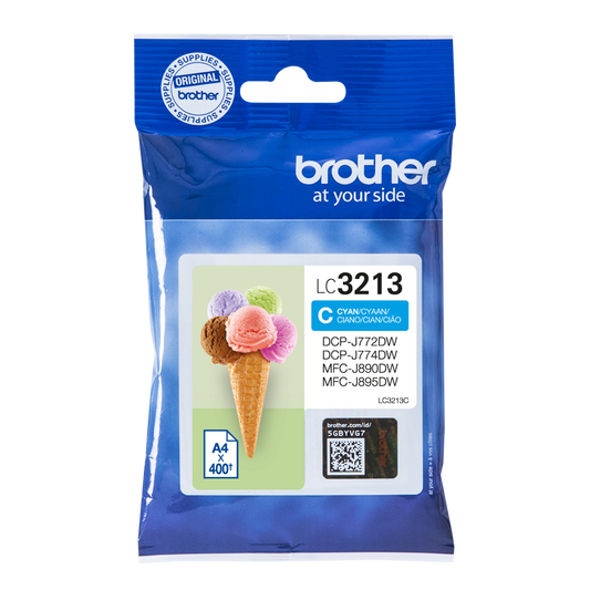 Brother Cyan Ink Cartridge 10ml - LC3213C