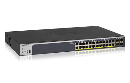 24 Port Gbit PoE Smart Switch with 4xSFP