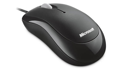 Microsoft Basic Optical USB A Wired Ergonomic Design 800 DPI Mouse Black