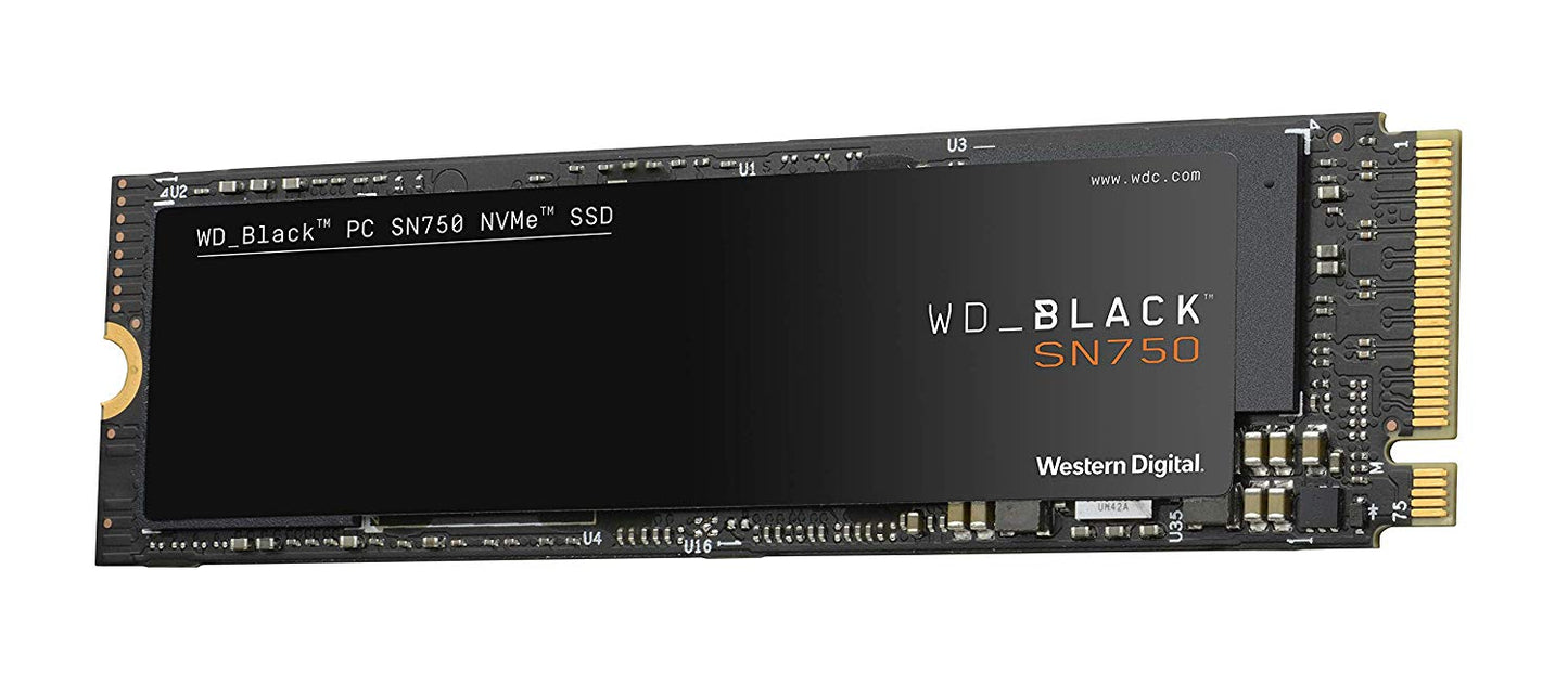 WD SSD 500GB M.2 NVMe Black SN750 Heatsink