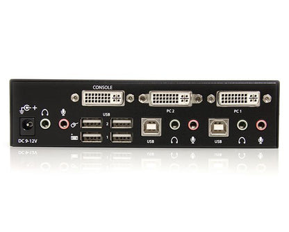 StarTech.com 2 Port DVI USB KVM Switch with Audio