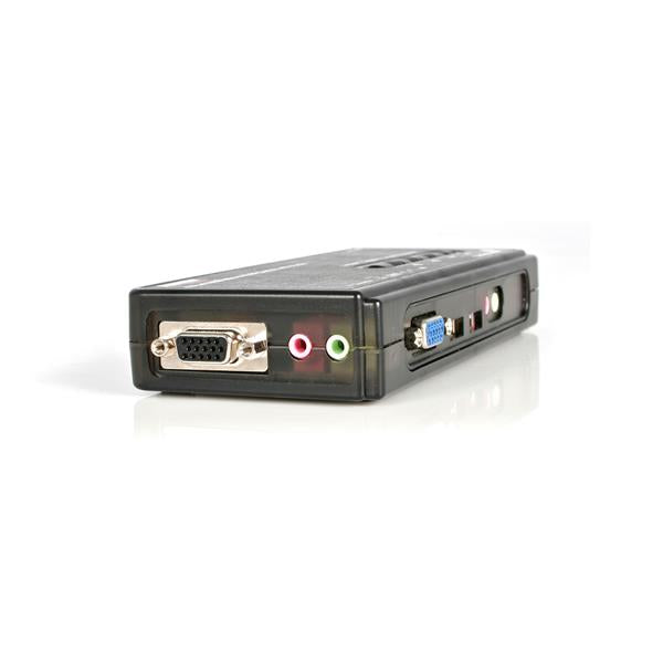 StarTech.com 4 Port USB KVM with Audio and Cables