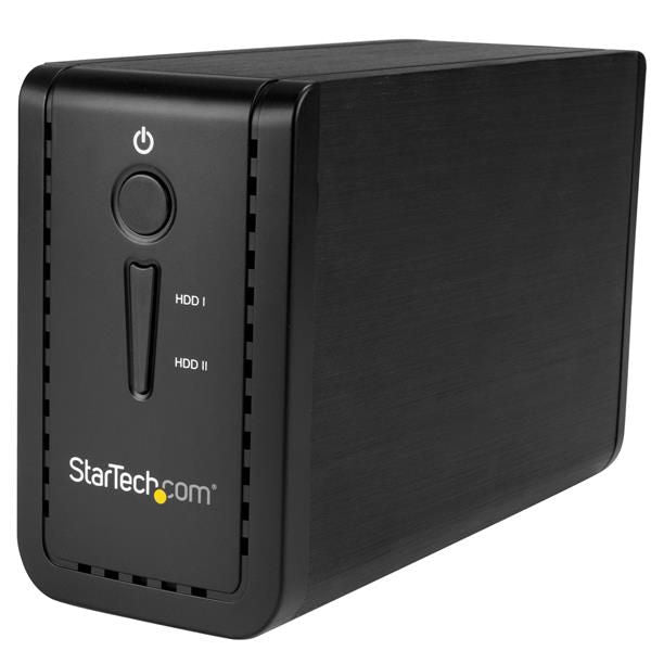 StarTech.com USB 3.1 2 Bay 3.5in HDD Enclosure RAID