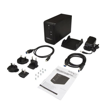 StarTech.com USB 3.1 2 Bay 3.5in HDD Enclosure RAID