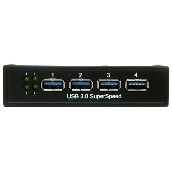 StarTech.com USB3 Front Panel 4 Port Hub 3.5in 5.25in