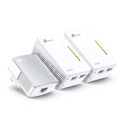 TP Link TL WPA4220 Powerline Universal WiFi Range Extender 2 Ethernet Ports Network Kit