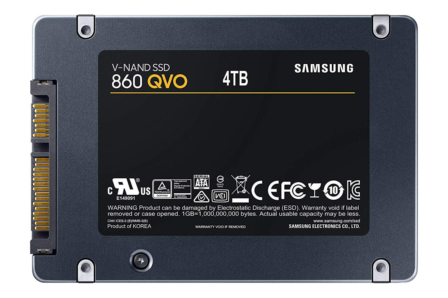 860 QVO 4TB SATA3 2.5in VNAND Int SSD