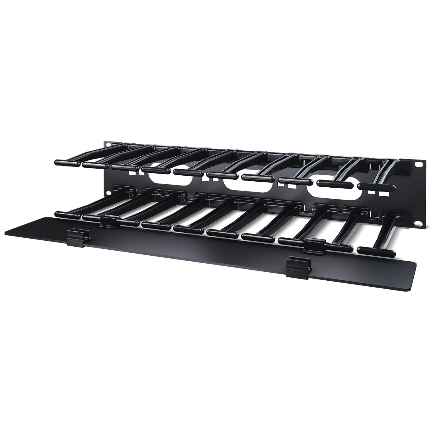 2U Horizontal Cable Manager Single Sided
