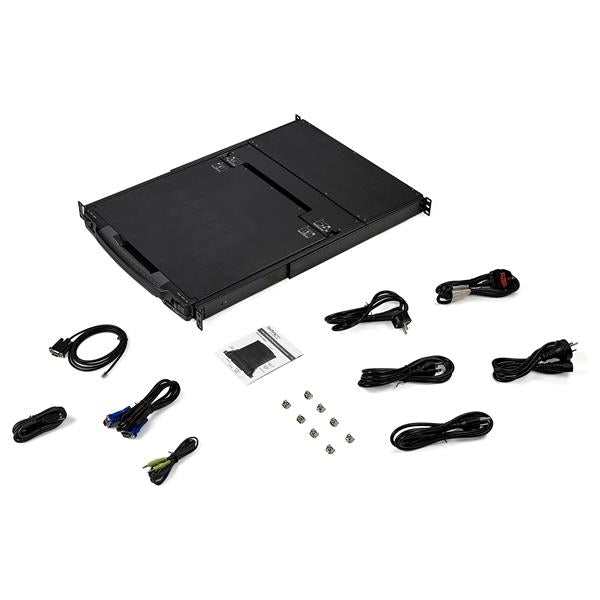 StarTech.com 17in Dual Rail Rackmount KVM Console