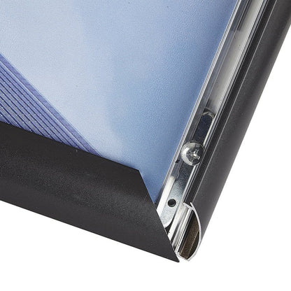 Hampton Frames A4 Non Glass Frame Black Aluminium SNAPA4BLK