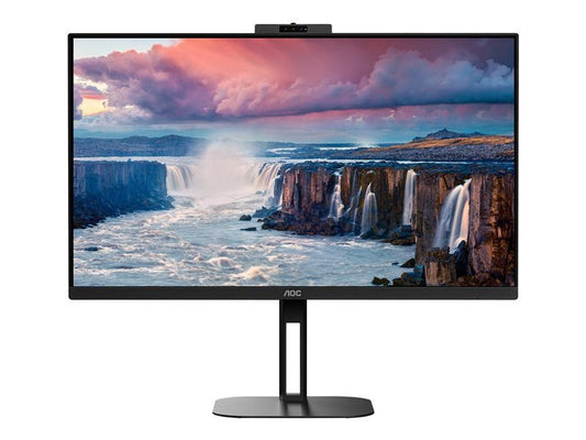 AOC V5 Q27V5CW 27 Inch 2560 x 1440 Pixels Quad HD IPS Panel HDMI DisplayPort USB-C LED Monitor