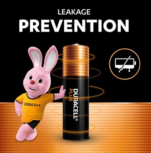 Duracell Plus AA Battery Alkaline 150% Extra Life Power Boost (Pack of 10) 5015842+