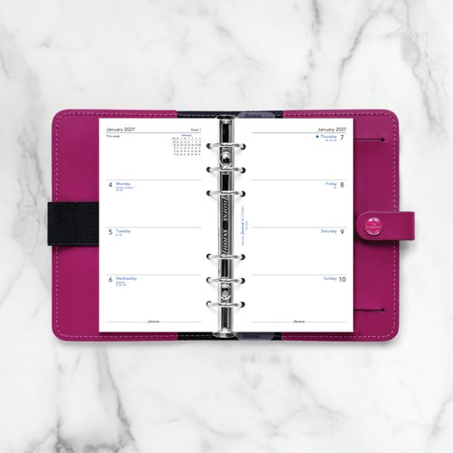 Filofax Refill Week To View Personal White 2027 27-68421