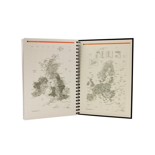 Rhodia Business A4 Book Wirebound Hardback 160 Pages Black (Pack of 3) 119232C