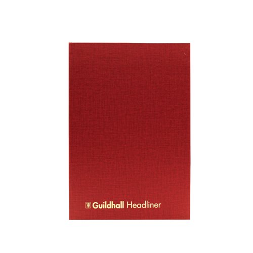 Exacompta Guildhall 298x203mm Headliner Book 80 Pages 38/14 1151