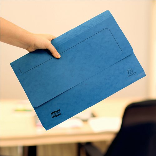 Exacompta Europa Pocket Wallet Foolscap Assorted A (Pack of 25) 4790