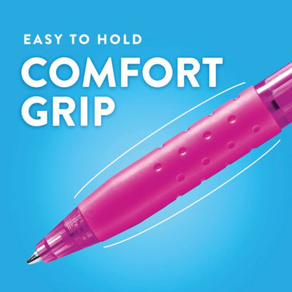 PaperMate Inkjoy 300Rt Ballpoint Medium 1.0mm Tip Black (Pack of 24) 2223762