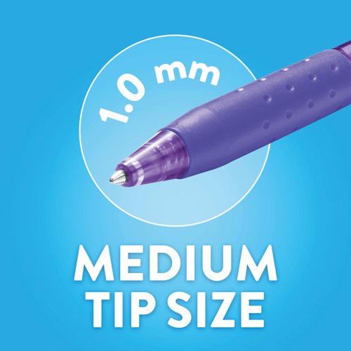 PaperMate Inkjoy 300Rt Ballpoint Medium 1.0mm Tip Black (Pack of 24) 2223762