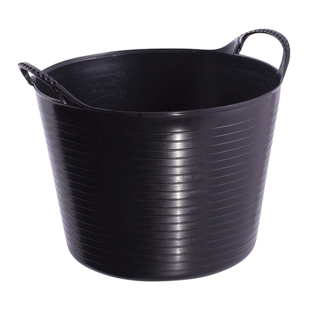 Red Gorilla {Tubtrug} Black Recycled Tub Large 38 Litre