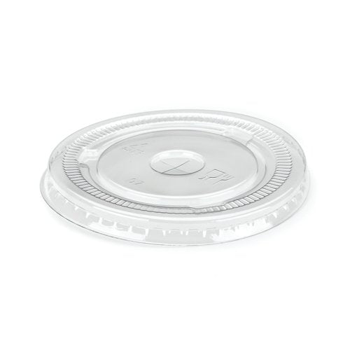 Go-Pak Straw Slot Cold Cup Lid RPET 12 to 22oz Clear (Pack of 1000) R11003