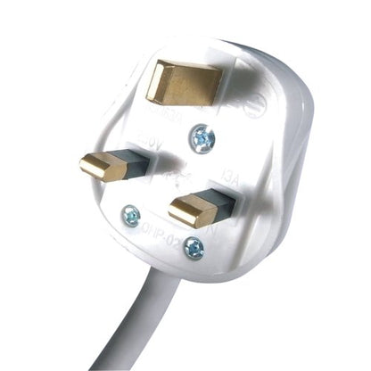 Connekt Gear 3M 6-Way Power Extension Lead White 27-6030