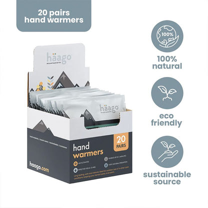 Haago Hand Warmers - Effective For 8-10 Hours - 20-Pair