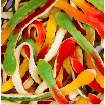 HARIBO Yellow Belly Giant Snakes, Yellow Bellies Bulk Sweets, 3kg
