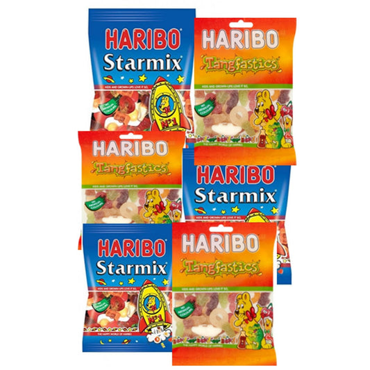Haribo 12 x 160g Starmix & Tangtastic Sweets {12 Packet Offer}