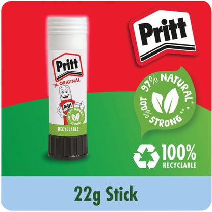 Pritt Stick Medium 22g Glue Stick (12 Pack) 1456074