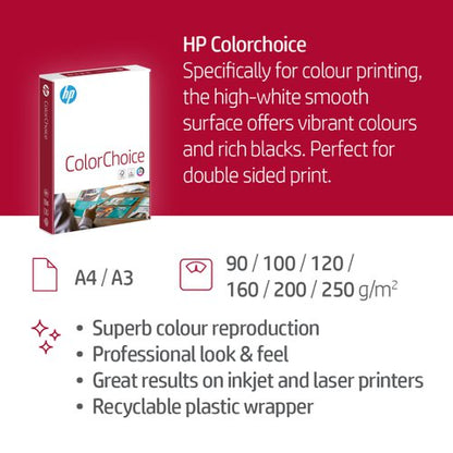 HP Color Choice LASER A4 90gsm White (Pack of 500) HCL0321