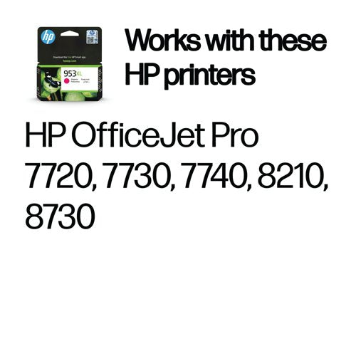 HP 953XL Original Ink Cartridge High Yield Magenta F6U17AE