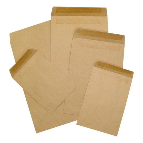 5 Star C5 Pocket Envelope Self Seal 90gsm 229x162mm Manilla (Pack of 500) J90021